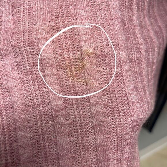 NWOT ALMOST FAMOUS LACE VNECK BLOUSE 3/4 SLEEVE - JUNIOR MEDIUM - Picture 8 of 8